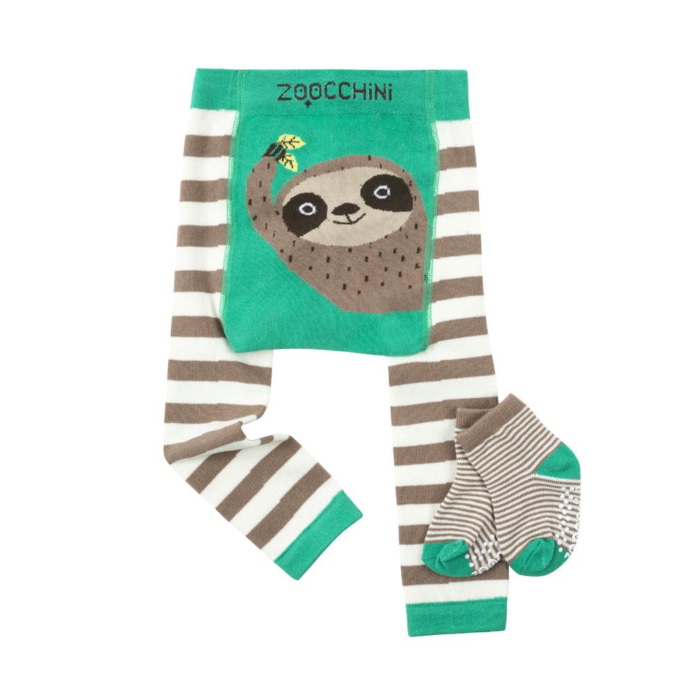 122-014-020 Zoocchini Set legínky a ponožky Leňochod 12 - 18 m