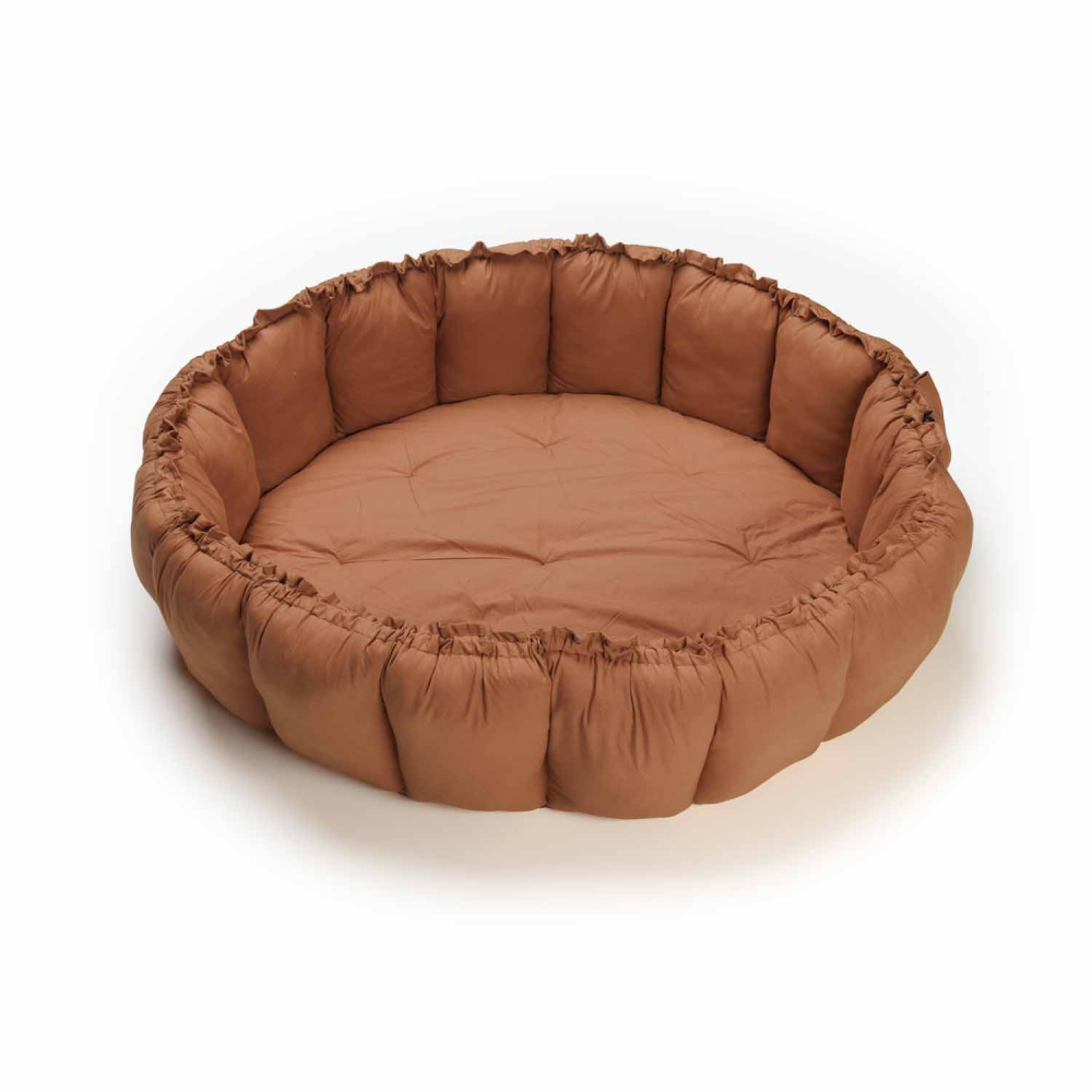 4897095301589 Play&Go Bloom Dětské hnízdo Tawny Brown